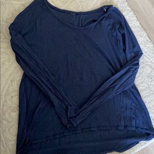 Blue Long sleeve Loose lulu shirt